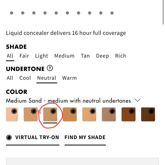 Elf 16HR Camo Conceiler matte finish-colour Medium Sand w/neutral undertones - Picture 2 of 2